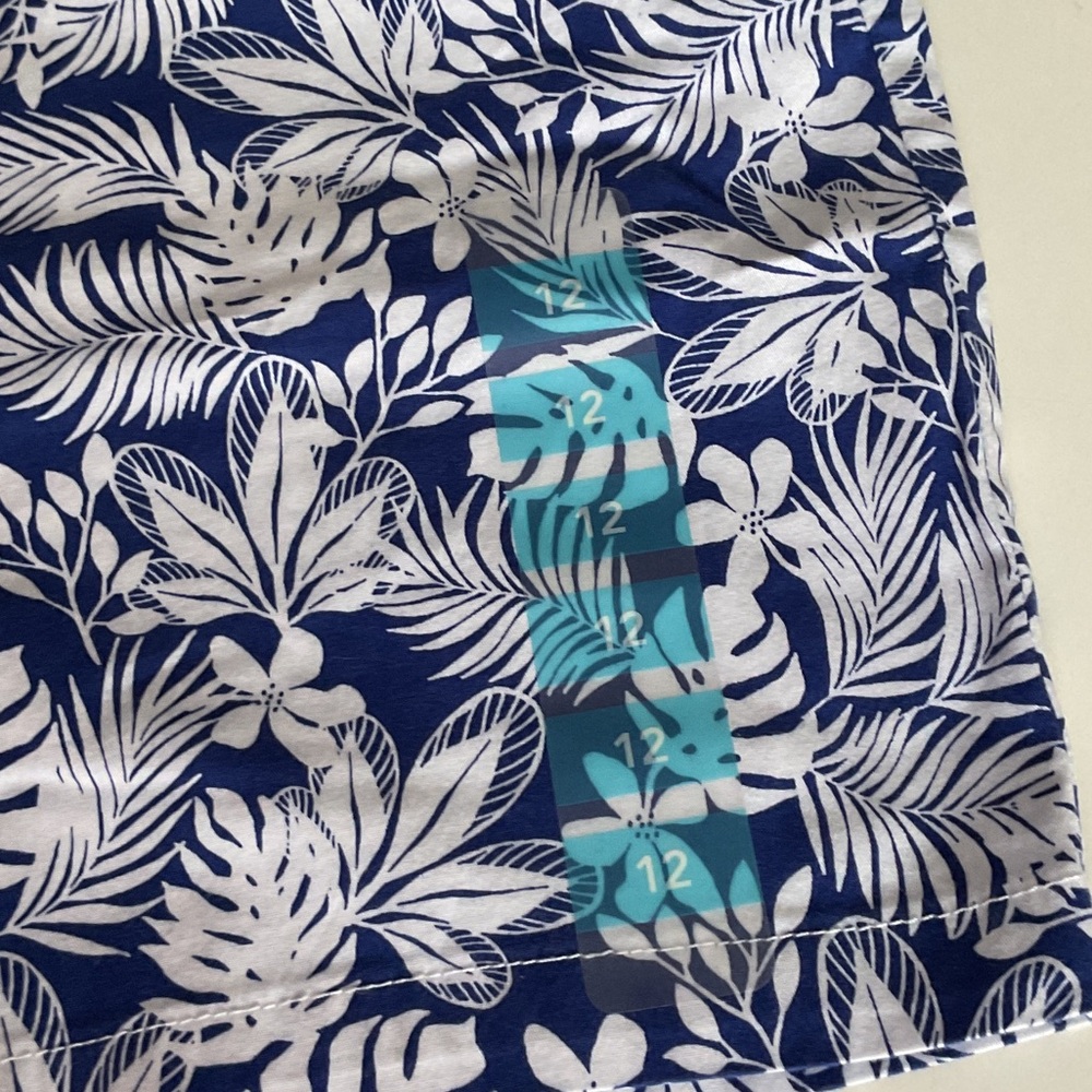 Stella Parker Women's Blue Floral Shorts - Picture 6 of 12